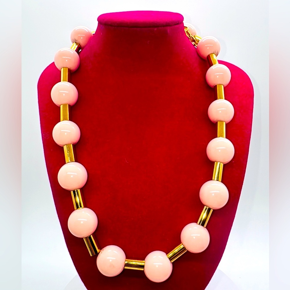 Cristina Sabatini Hebe pink and gold necklace​